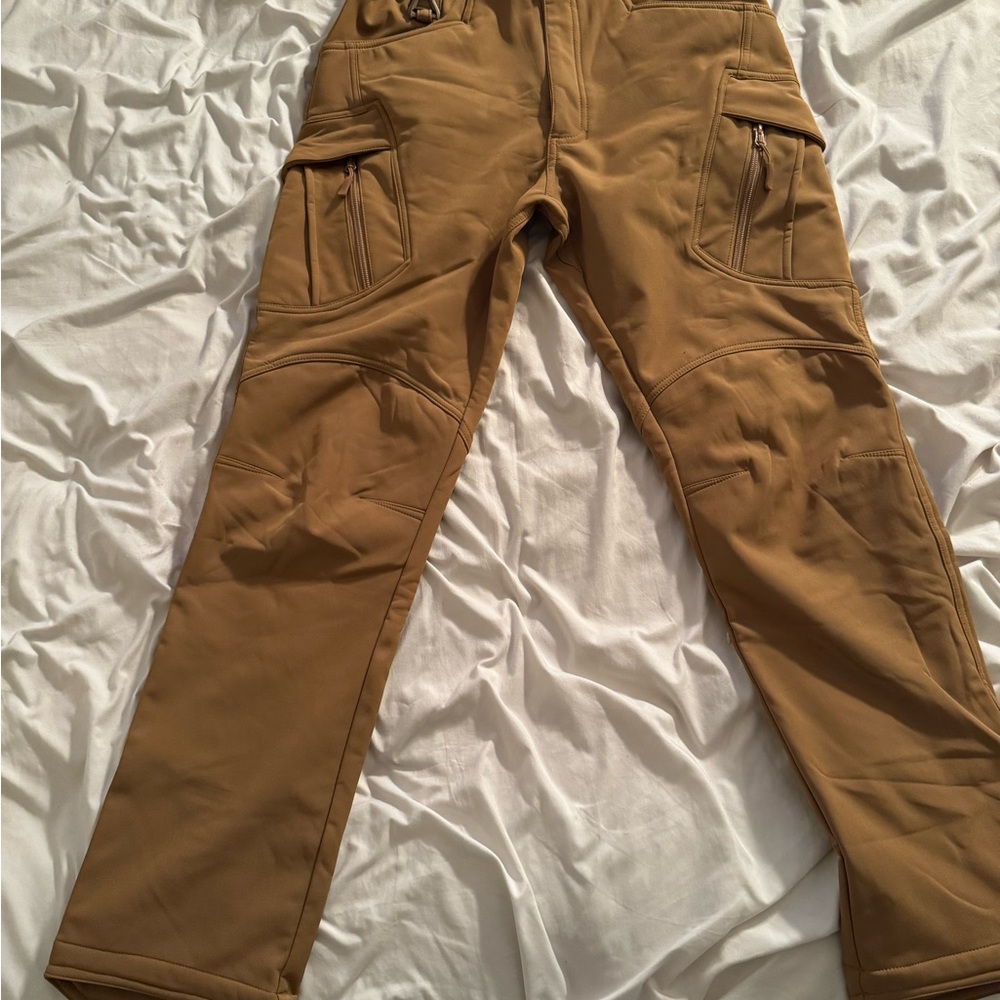 Men's Khaki Snow Pants